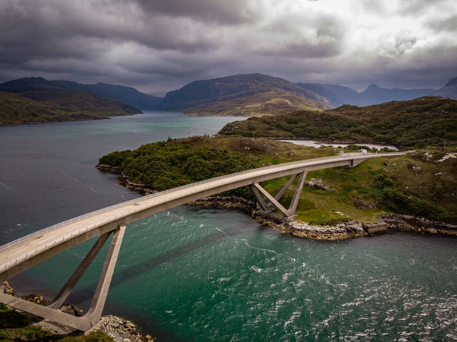 North Coast 500 road trip itinerary mapped along the Scottish Highlands coastline